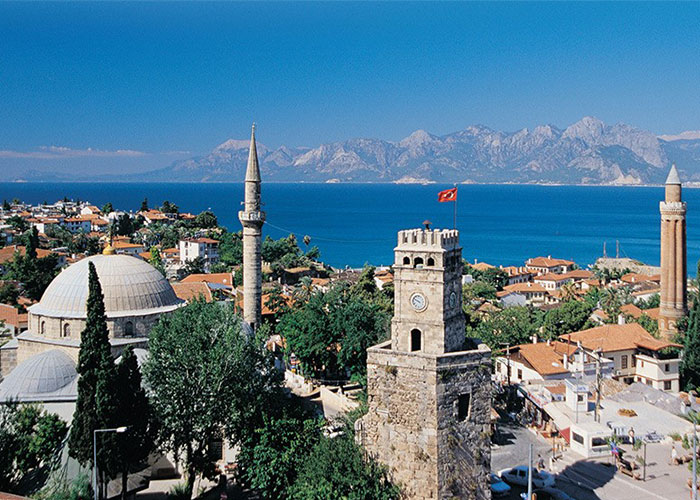 Какие курорты Турции находятся на Средиземном море 